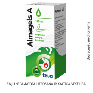 Almagels A suspensija, 170 ml