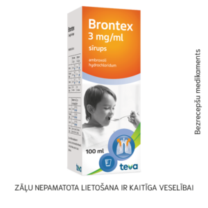Brontex 3 mg/ml sīrups 100 ml
