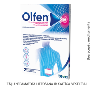 Olfen 140 mg ārstnieciskais plāksteris N2
