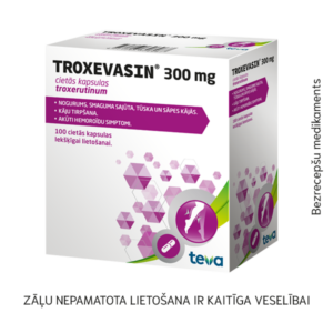 Troxevasin 300 mg cietās kapsulas N100