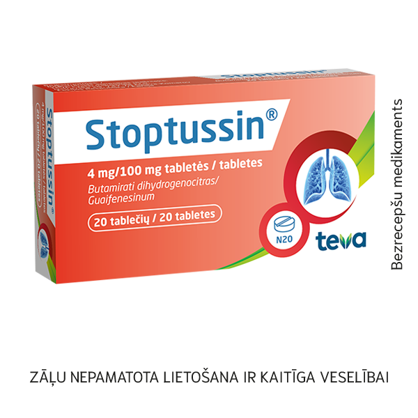 Stoptussin 4 mg/100 mg tabletes N20